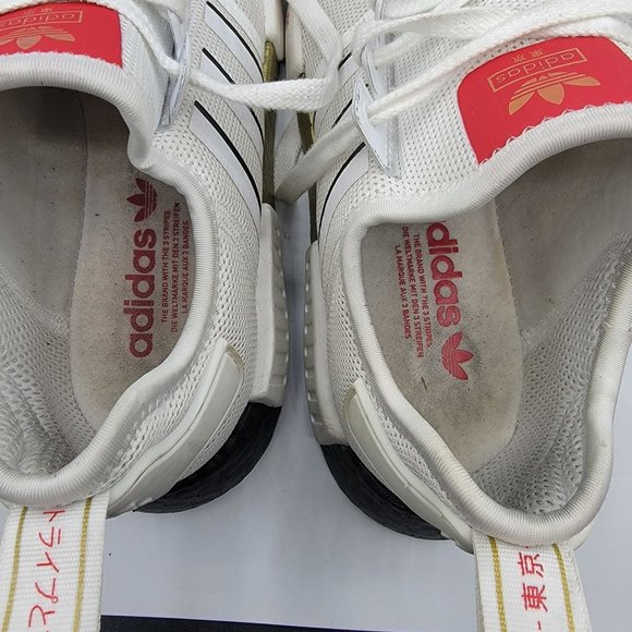 Adidas Originals NMD R1 Tokyo Sneaker FY1159 White Red Athletic Shoes Mens 8 main image 9